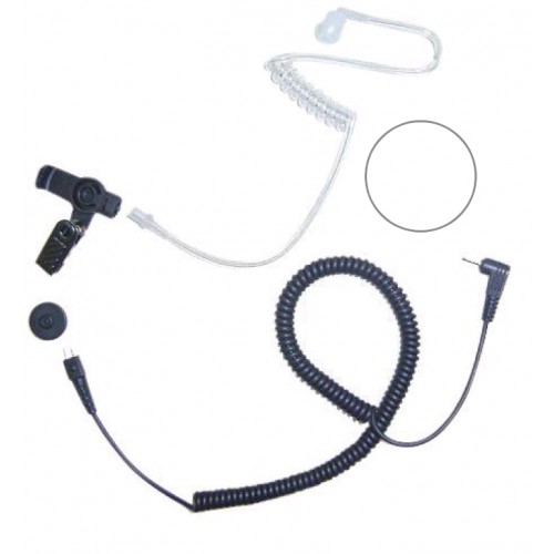 Headset mit Handbedienung 1 Winkel-Stecker 2,5mm
