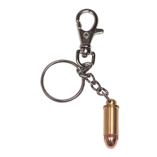 Schlüsselanhänger mit kleiner patrone