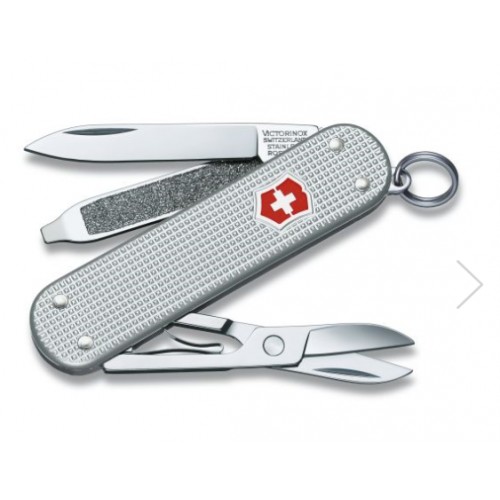 SILVER MESSER ALOX RIBBED CASE SKAI