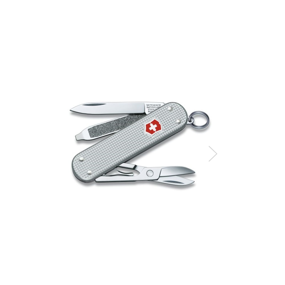 SILVER MESSER ALOX RIBBED CASE SKAI