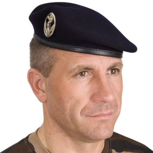 Beret marineblau