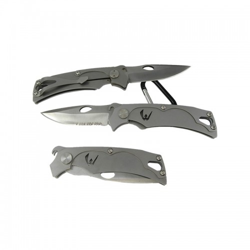 COUTEAU WILDSTEERCBX lame brossée avec denture
