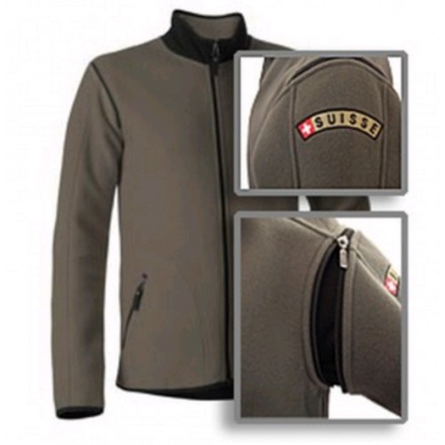 Army Fleece-Jacke zip-off