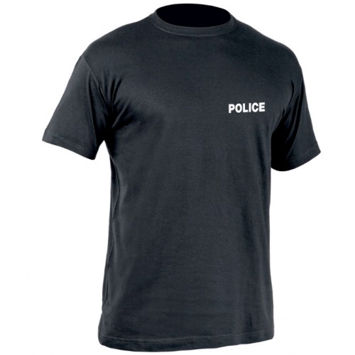 T-Shirt Police noir