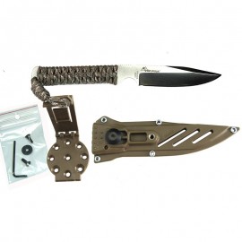 COUTEAU WILDSTEER WILD TECH 4 paracorde Camo