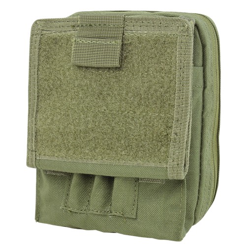 Etui mit Kartenschutzhülle olive