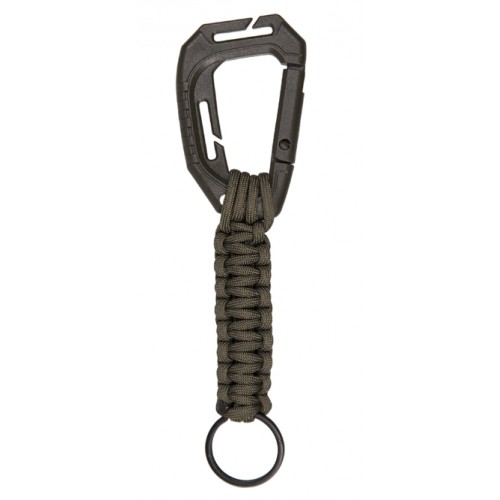 SCHLÜSSELANHÄNGER PARACORD M.KARAB.MOLLE OLIV