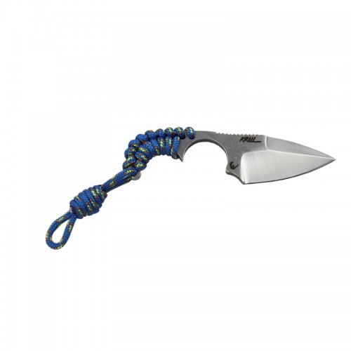 Couteau Wildsteer Krill, paracorde bleu acidulé