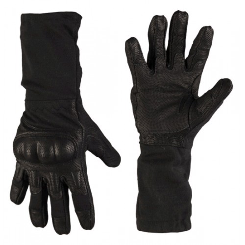 Gants Action Nomex long noire