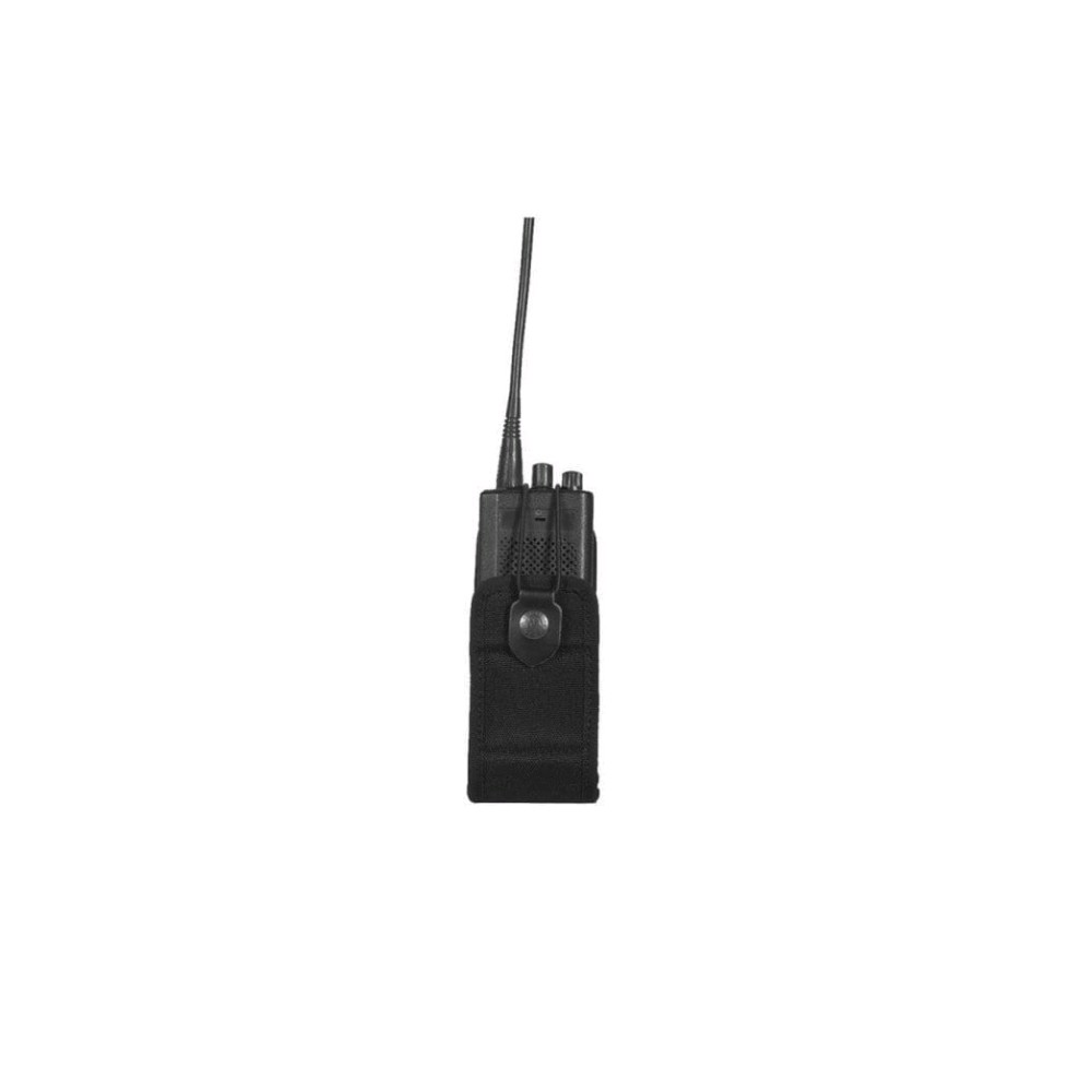 Porte radio noir cordura - taille moyenne
