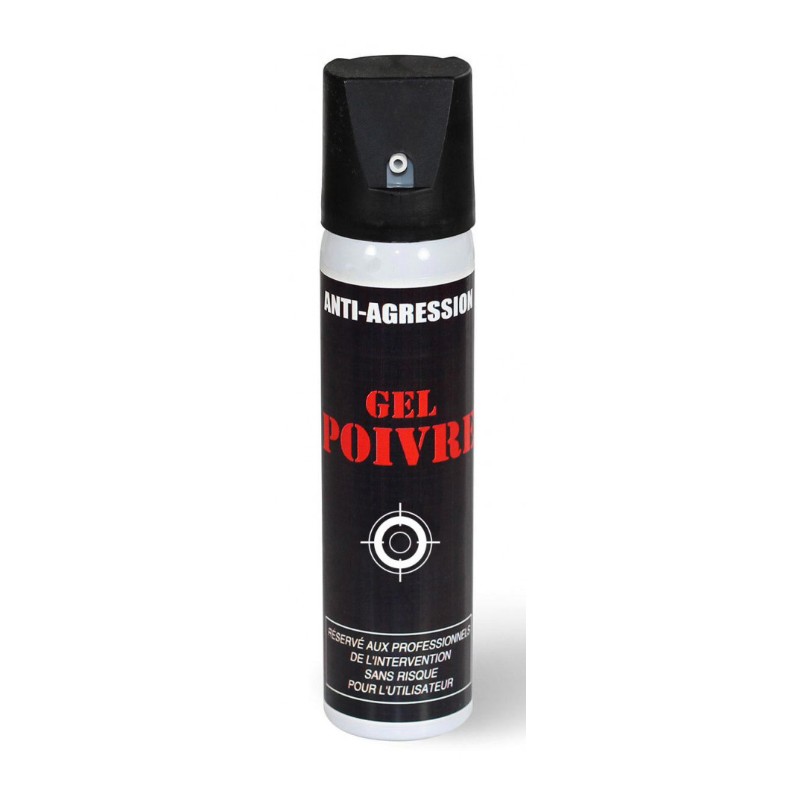 Spray anti agression gel-poivre 75ml - Raider Shop Sàrl