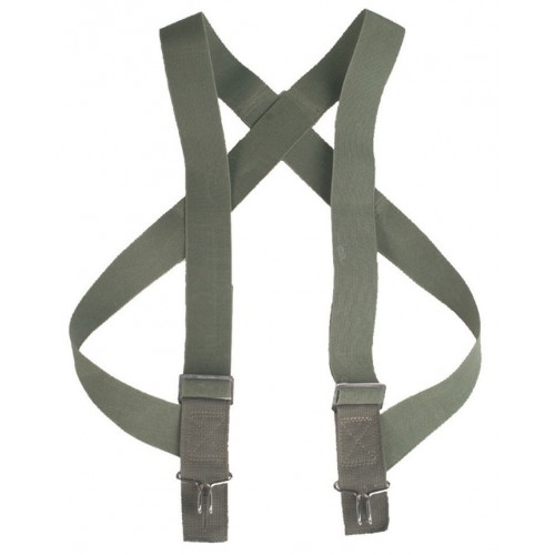 Bretelles pantalon olive
