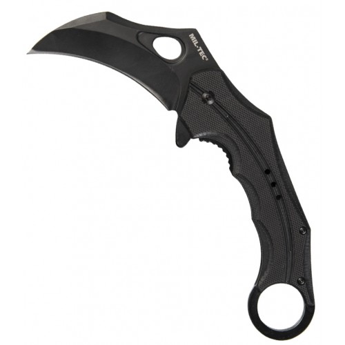 Couteau G10 Karambit noir