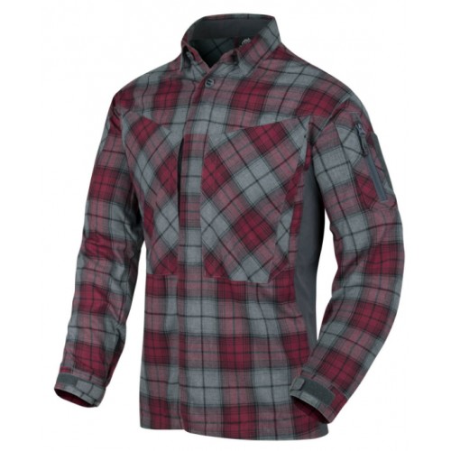 Chemise Helikon MBDU Flannel  Ruby Plaid