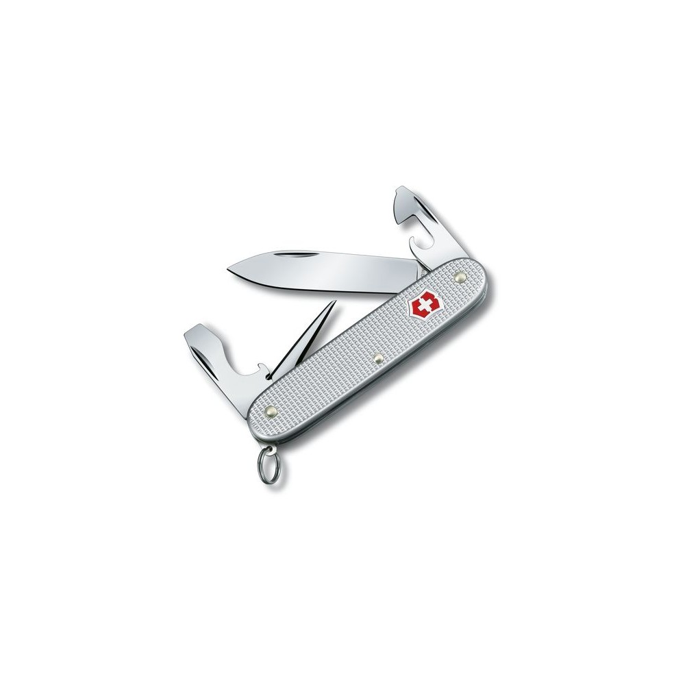 CH-sackmesser, soldatenmesser, Alox silber geripp