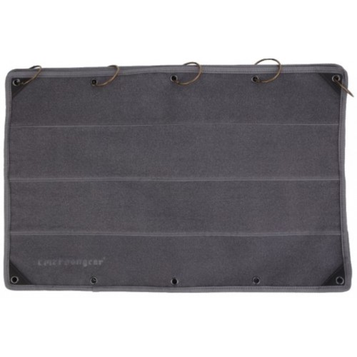 Tapis pour collection badges gris 58X38
