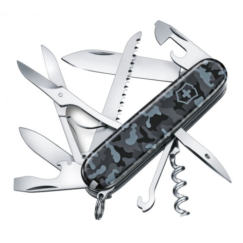 Taschenmesser Huntsman grau/blau