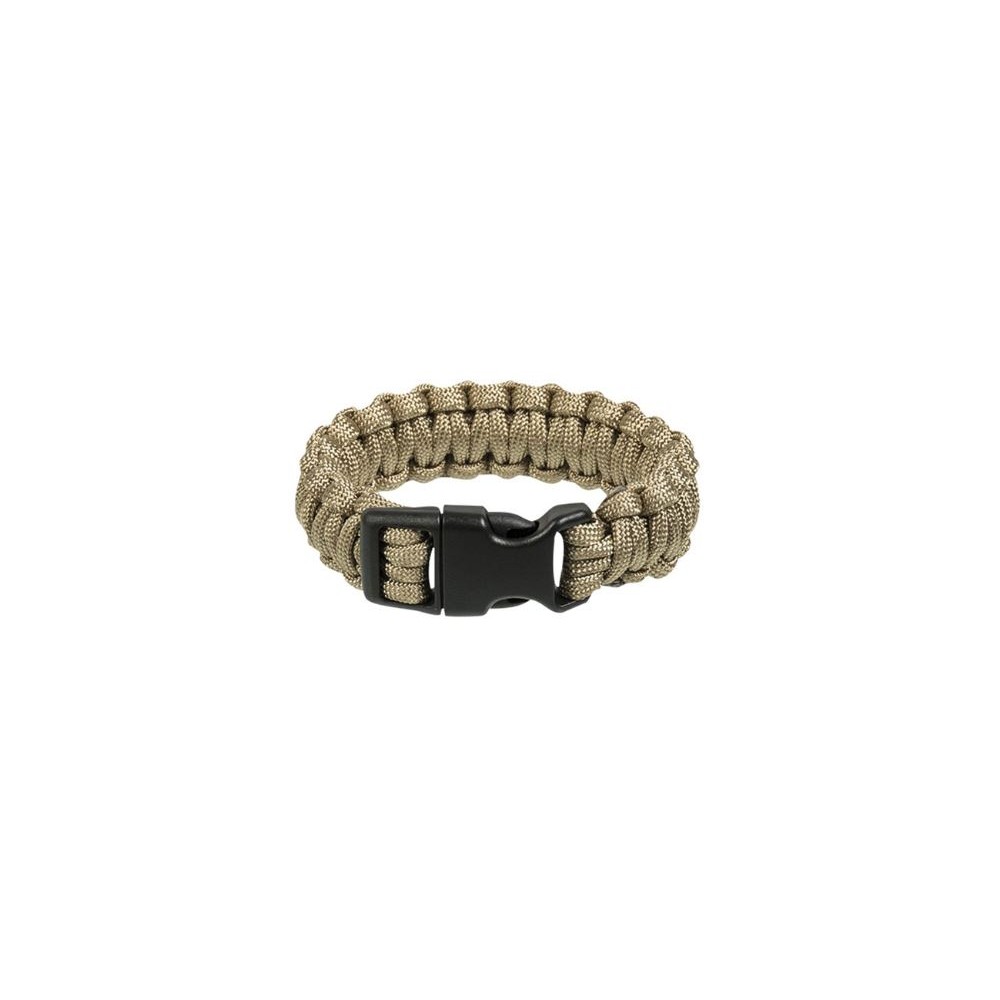Bracelet paracord coyote