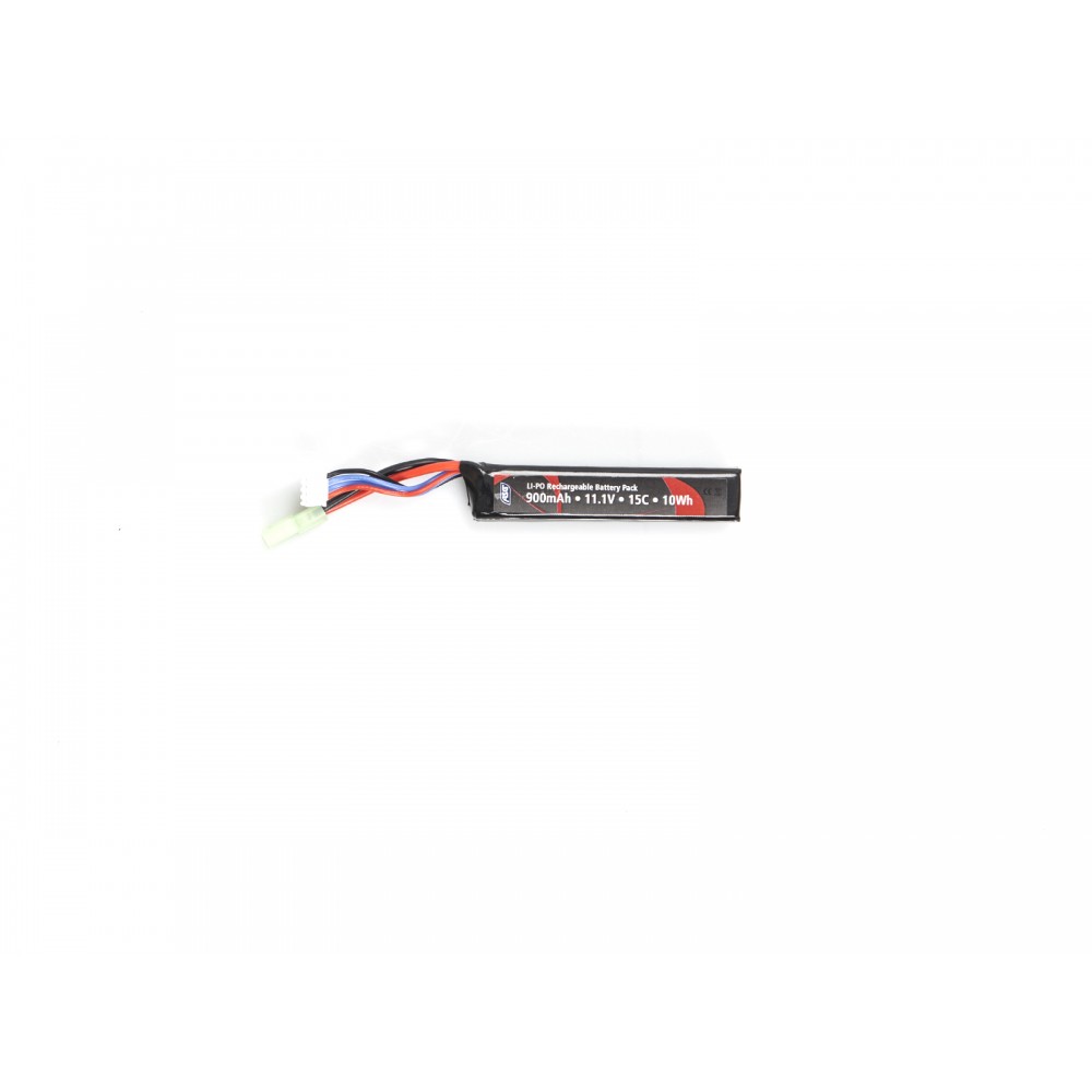 Batterie LiPo 11.1V 900mAh 15C Stock Tube 19014