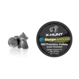 Boîte de plombs X-Hunt tête pointue, 0.56g, 4.5mm,