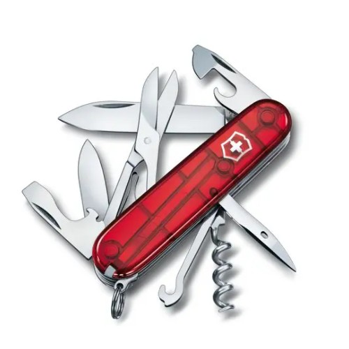 VICTORINOX Climber rouge transparent