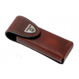 Etui ceinture cuir brun Victorinox