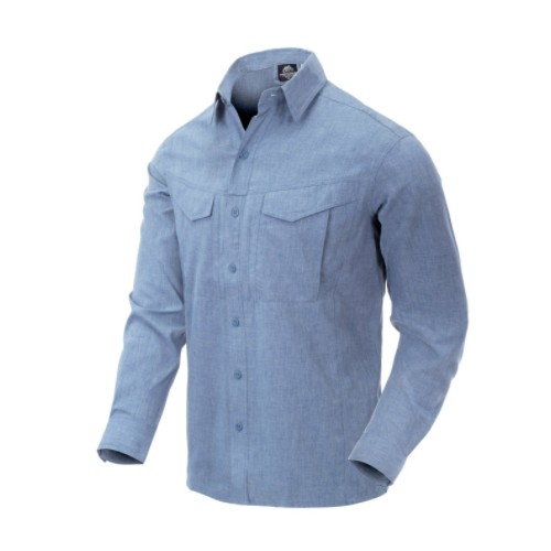 Chemise longues manches Def. Mk2  Light blue