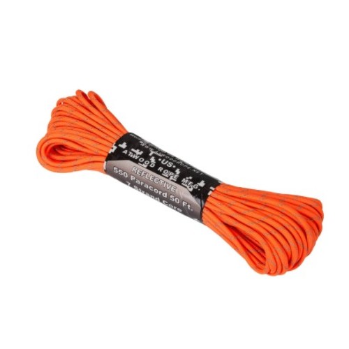 Paracord 550 Reflective Orange (15m)