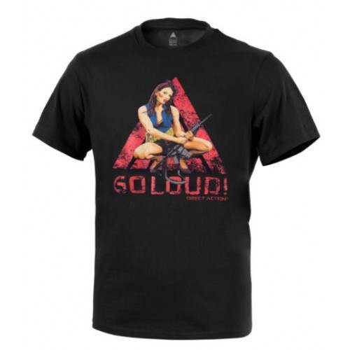 T-shirt Direct Action Girl n°1 - Cotton - Black