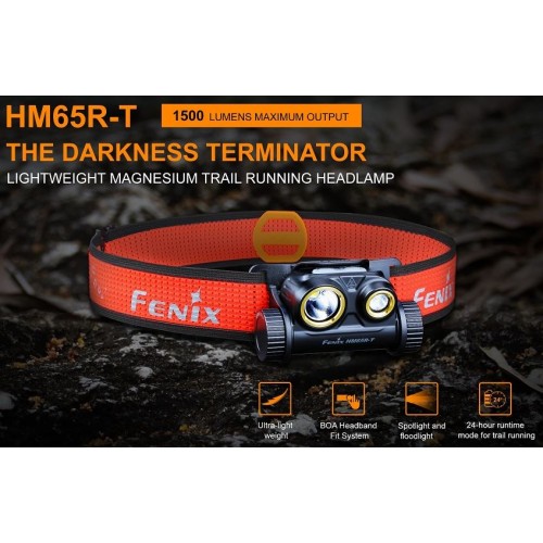 Lampe Fenix, Headlight Led HM65R-DT noir