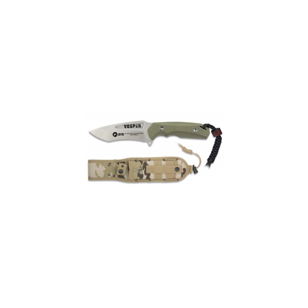 Couteau K25 VOSPER. Coyote. Lame 13 cm 32278
