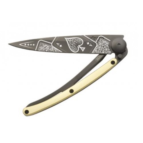 Couteau Deejo Black Tattoo - Bonne chance YG