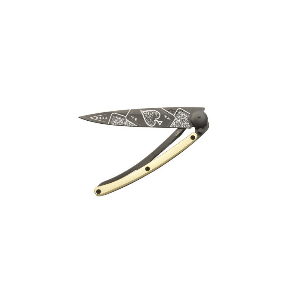 Couteau Deejo Black Tattoo - Bonne chance YG