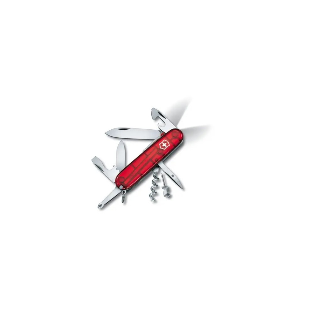 SACKMESSER SPARTAN ROT TRANSP. MIT LED