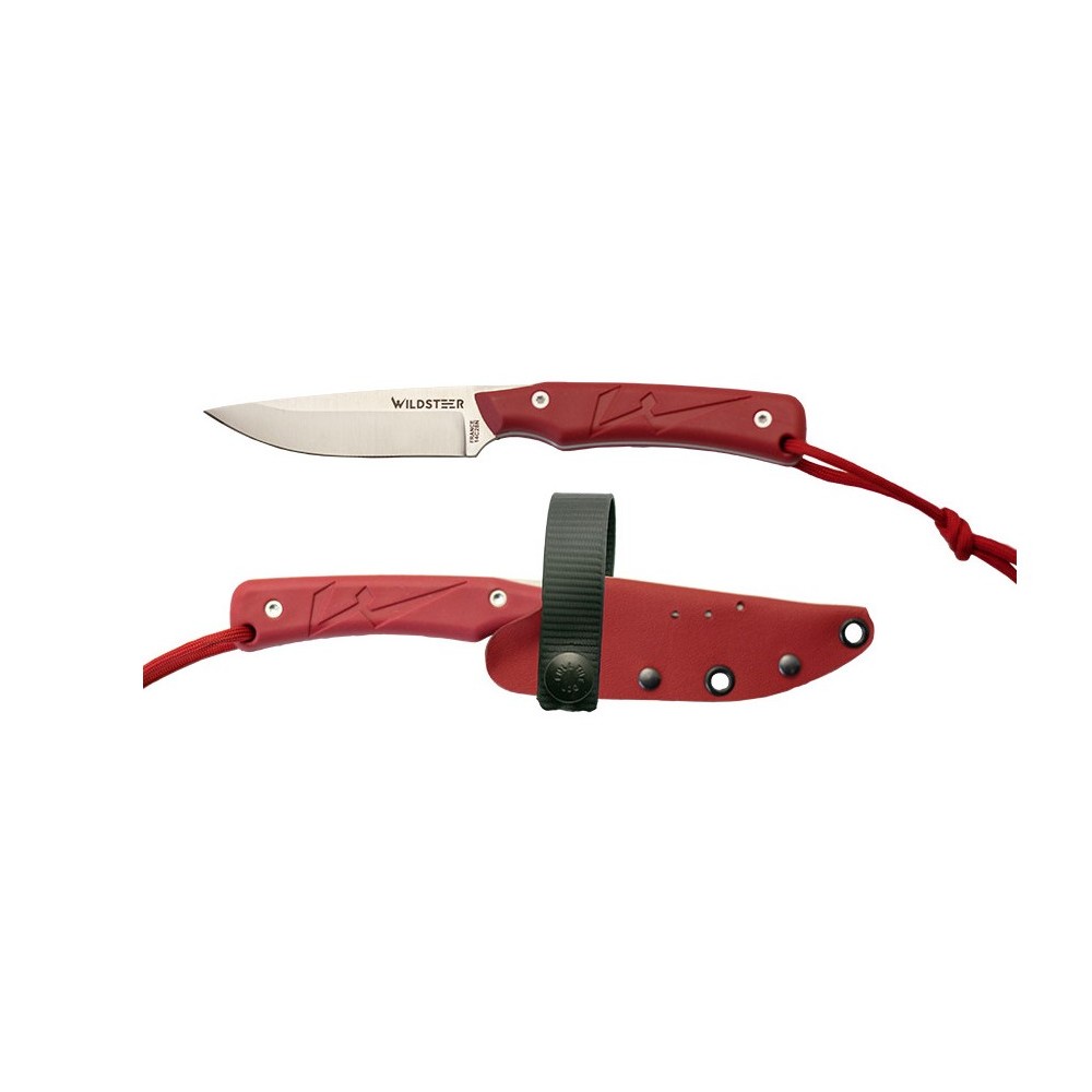 COUTEAU OUTDOOR TROLL manche rouge