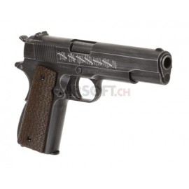 Réplique pistolet 1911 Molon Labe Full Metal GBB