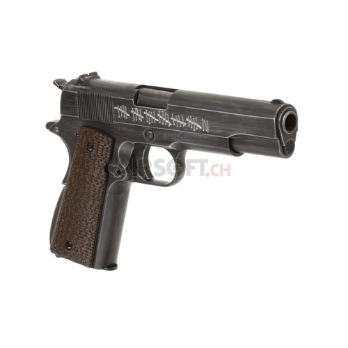 Réplique pistolet 1911 Molon Labe Full Metal GBB