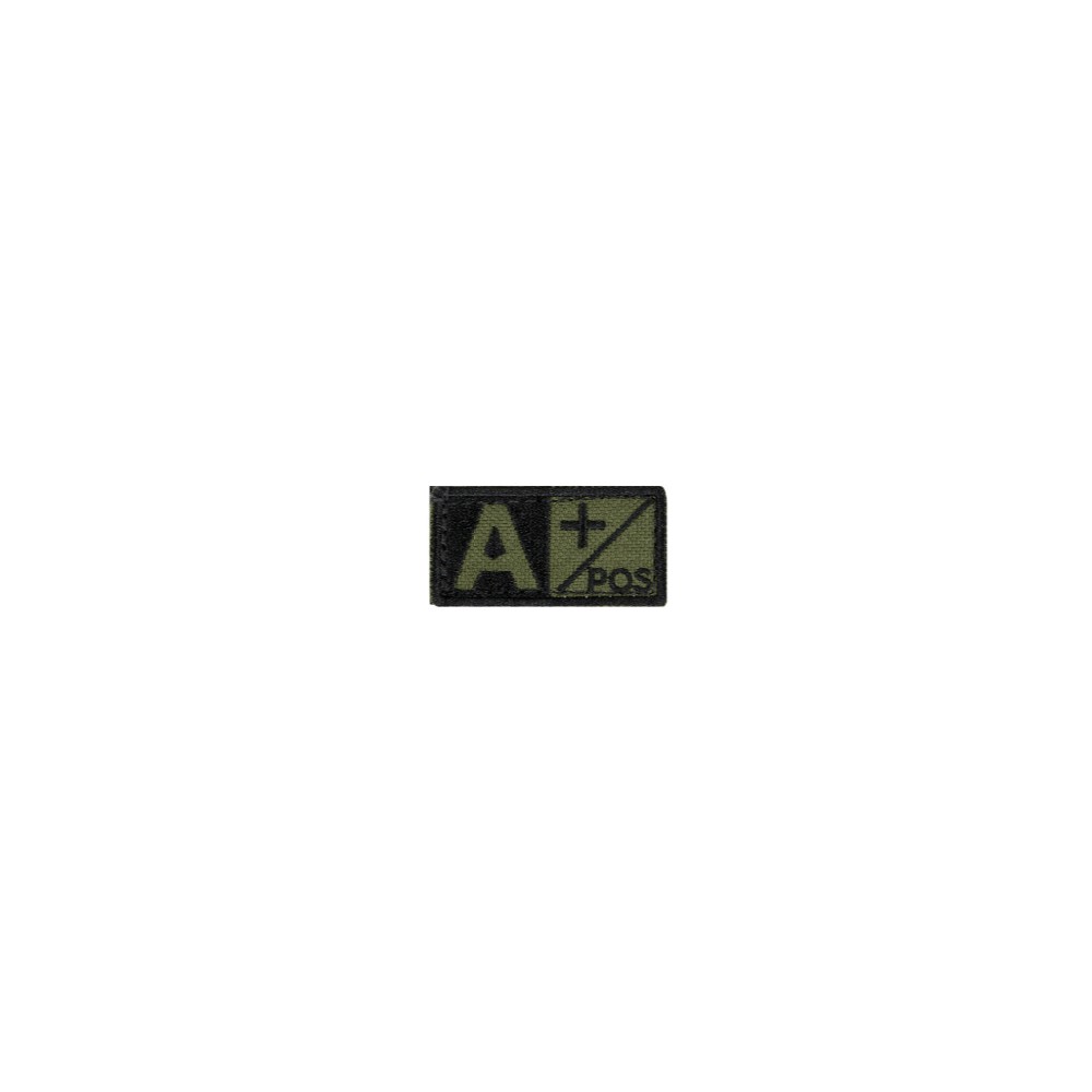 BADGE GROUPE SANGUIN 2.5x5cm VERT A+