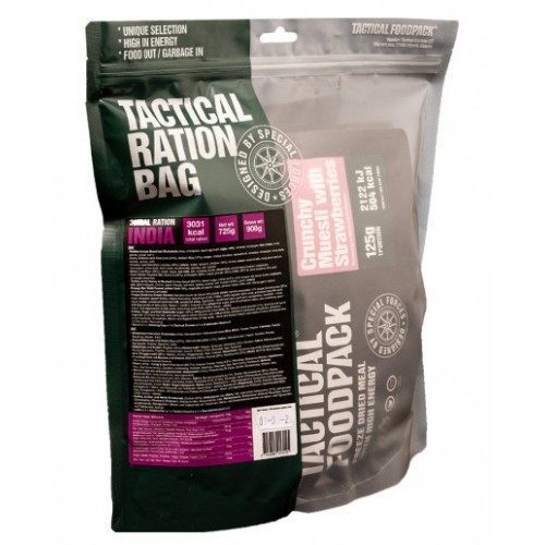 Tactical FoodPack - Pack India 3 rations de survie