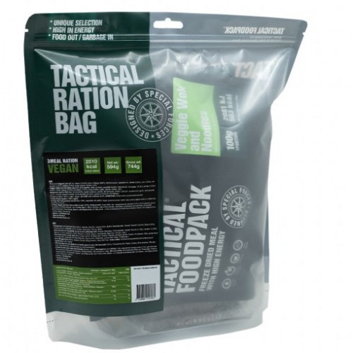 Tactical FoodPack - Pack Vegan 3 rations de survie