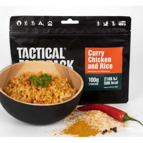 Sachet Tactical Foodpack - Poulet au curry et riz