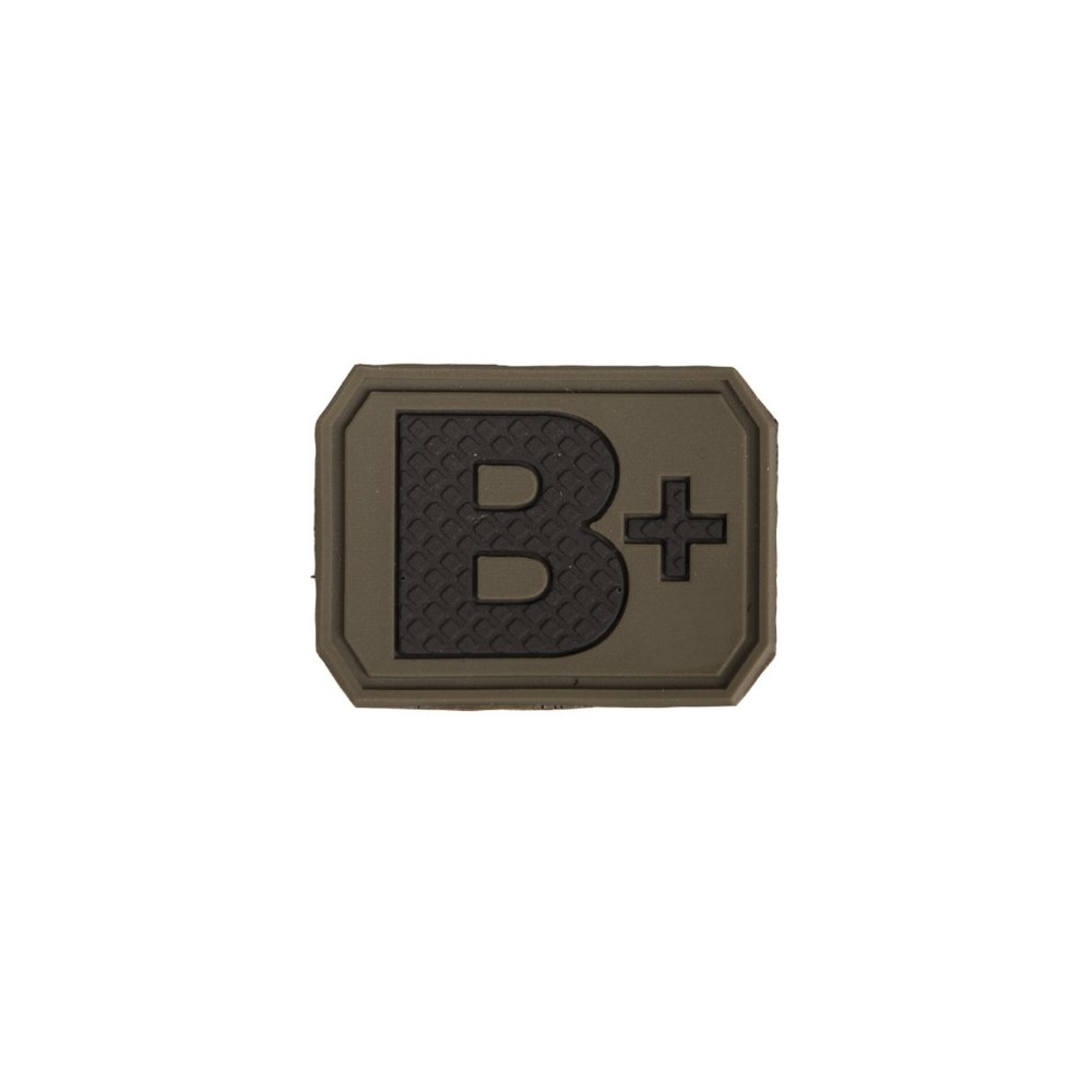 Patch Groupe sanguin 3D 3,8 x 2,8cm B+ OD