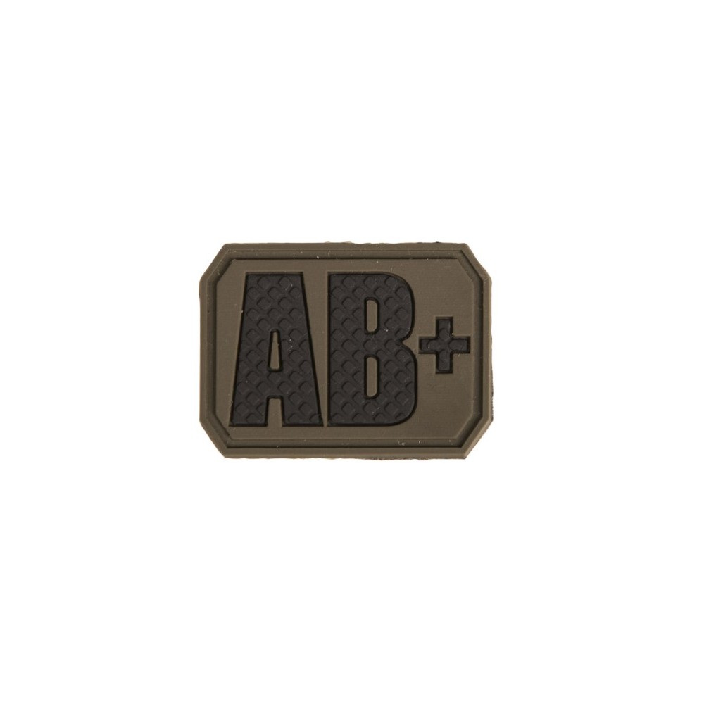 Patch Groupe sanguin 3D 3,8 x 2,8cm AB+ OD