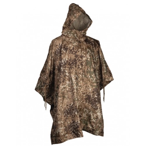 Poncho ripstop schwarz