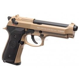 REPLIQUE PISTOLET Beretta 92 Metal GBB Tan