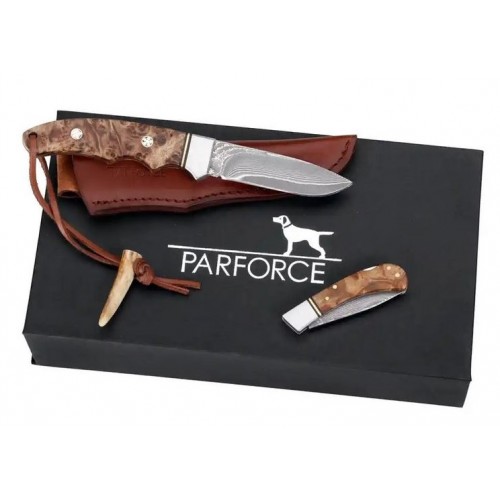 Set de couteaux Damast avec manche en bois