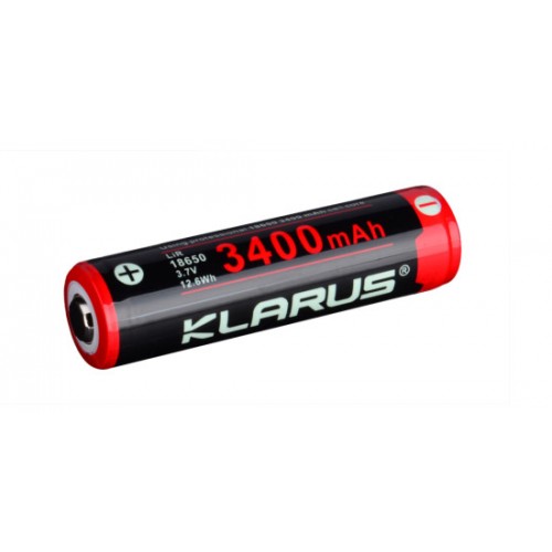 Batterie Klarus 18650 3400mAh 3.6V rechargeable