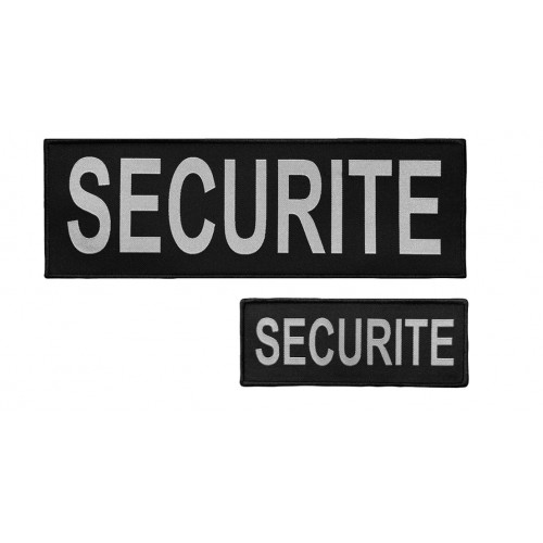 Brust- + Rückenabzeichen SECURITE