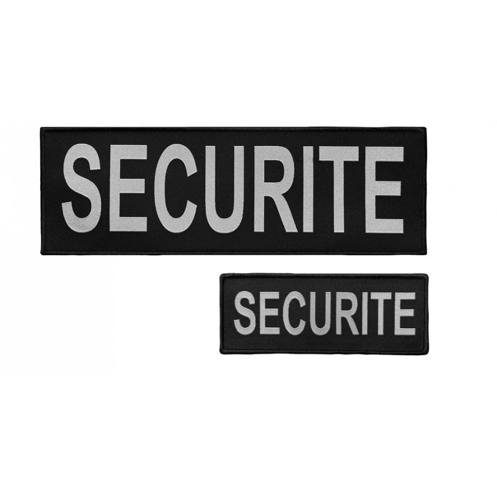 Brust- + Rückenabzeichen SECURITE