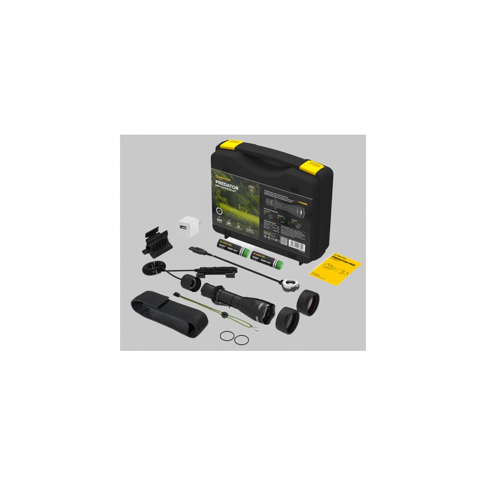 Ensemble Armytek Predator Pro Aimant USB